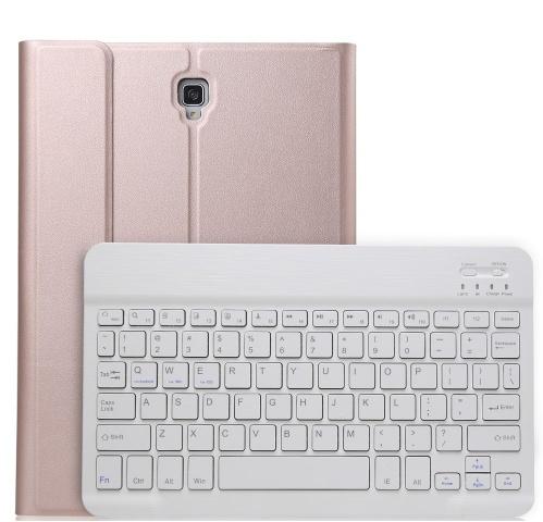 SAMSUNG Galaxy Tab S4 10.5 LTE (SM-T835) /SAMSUNG Galaxy Tab S4 10.5 WIFI (SM-T830) Tok álló, bőr (FLIP, kivehető bluetooth billentyűzet, asztali tartó funkció, QWERTY, angol nyelvű) ROZÉARANY	