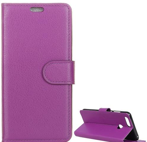 XIAOMI Mi 8 Lite Tok álló, bőr (FLIP, oldalra nyíló, asztali tartó funkció) LILA	