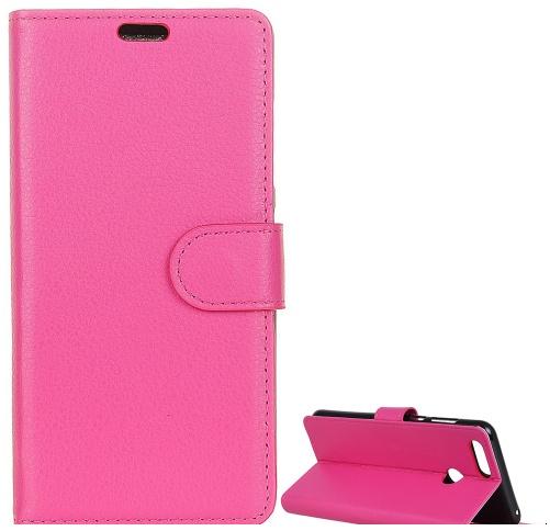XIAOMI Mi 8 Lite Tok álló, bőr (FLIP, oldalra nyíló, asztali tartó funkció) RÓZSASZÍN	