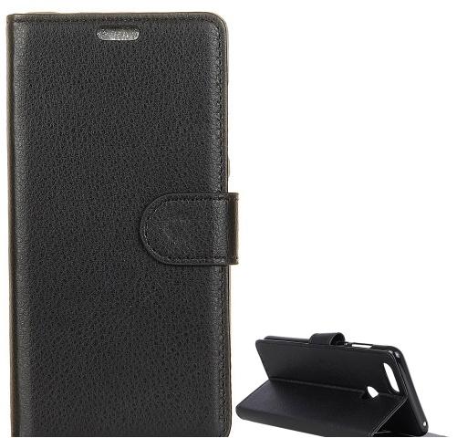 XIAOMI Mi 8 Lite Tok álló, bőr (FLIP, oldalra nyíló, asztali tartó funkció, prémium) FEKETE	