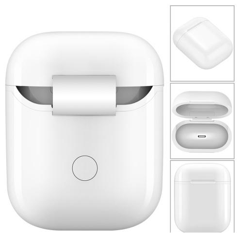 Töltőtok (vezeték nélküli töltés, QI Wireless, 5W) FEHÉR Apple AirPods	