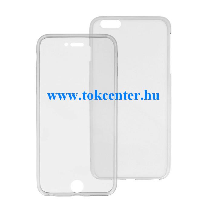 APPLE IPhone XS Max 6.5 ultra vékony átlátszó elő+hátlapi szilikon tok 360°