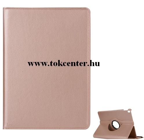 Apple IPAD Air 2019 (Air 3) /Apple IPAD Pro 10.5 (2017) Tok álló, bőr (FLIP, asztali tartó funkció, 360°-ban forgatható) ARANY