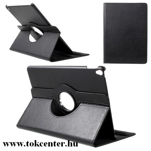 Apple IPAD Air 2019 (Air 3) /APPLE IPAD Pro 10.5 (2017) Tok álló, bőr (FLIP, asztali tartó funkció, 360°-ban forgatható) FEKETE	