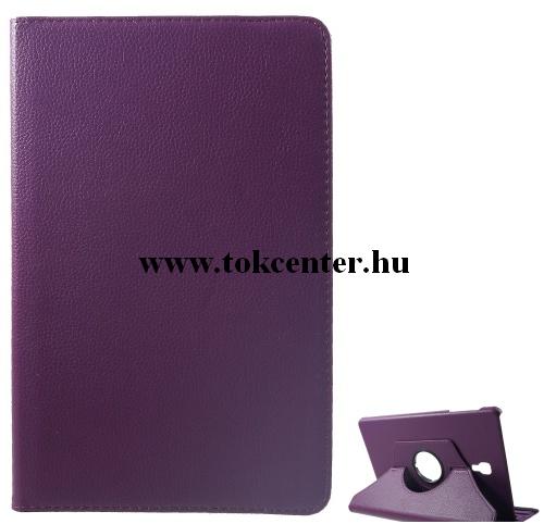 SAMSUNG Galaxy Tab A 10.5 LTE (2018) SM-T595 /SAMSUNG Galaxy Tab A 10.5 WIFI (2018) SM-T590 Tok álló, bőr (FLIP, asztali tartó funkció, 360°-ban forgatható) LILA	