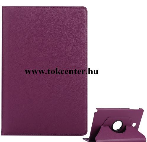 SAMSUNG Galaxy Tab A 10.1 LTE (2016) SM-T585 /SAMSUNG Galaxy Tab A 10.1 WIFI (2016) SM-T580 Tok álló, bőr (FLIP, asztali tartó funkció, 360°-ban forgatható) LILA	