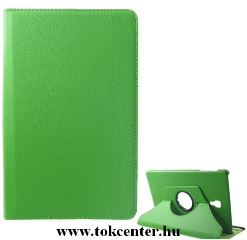 SAMSUNG Galaxy Tab A 10.5 LTE (2018) SM-T595 /SAMSUNG Galaxy Tab A 10.5 WIFI (2018) SM-T590 Tok álló, bőr (FLIP, asztali tartó funkció, 360°-ban forgatható) VILÁGOSZÖLD	