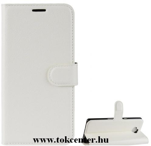 HUAWEI Honor 10 Lite /HUAWEI P Smart (2019) Tok álló, bőr (FLIP, oldalra nyíló, asztali tartó funkció) FEHÉR	