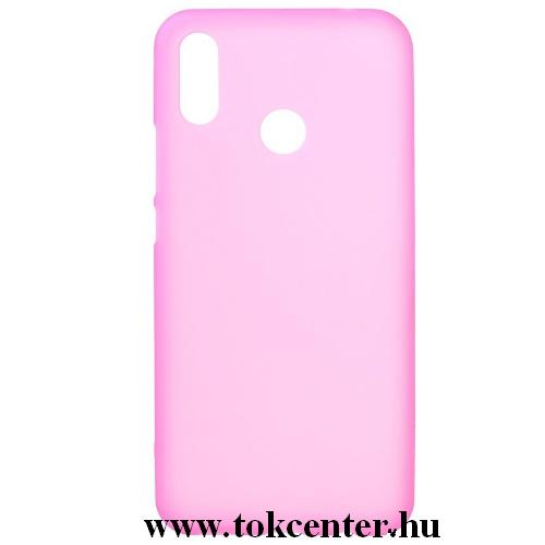 HUAWEI P Smart Plus (Nova 3i) Telefonvédő gumi / szilikon (matt, fényes keret) RÓZSASZÍN	