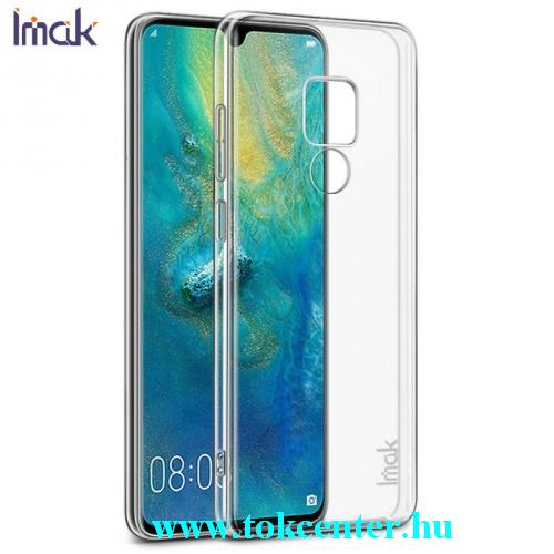 HUAWEI Mate 20 IMAK műanyag telefonvédő (közepesen ütésálló + képernyővédő fólia) ÁTLÁTSZÓ	