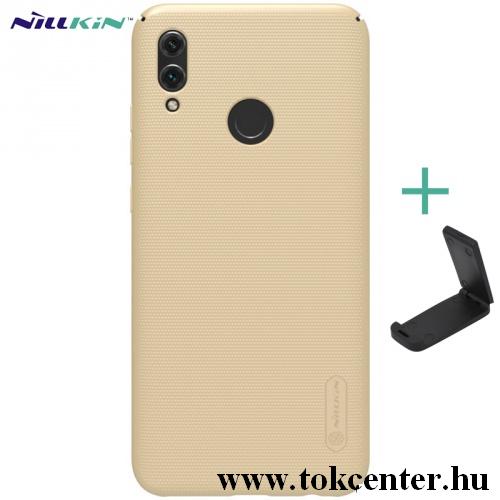 HUAWEI Honor 10 Lite NILLKIN SUPER FROSTED műanyag telefonvédő (gumírozott, érdes felület + asztali tartó) ARANY	Cikkszám: G83628 GP-83628	gyári csomagolás	GYÁRI NILLKIN