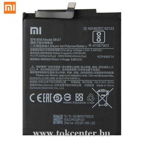 XIAOMI Redmi 6 /XIAOMI Redmi 6A Akku 3000 mAh LI-Polymer (belső akku, beépítése szakértelmet igényel!)	