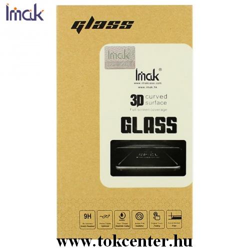 IMAK képernyővédő üveg (3D full cover, íves, 0.2 mm, karcálló, 9H) FEKETE Apple Watch 4 44mm	