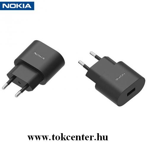Hálózati töltő USB aljzat (5V / 1000mA, kábel nélkül) FEKETE	