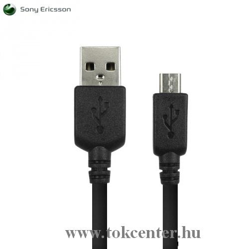 Adatátvitel adatkábel és töltő (microUSB, 100 cm) FEKETE (EC450)