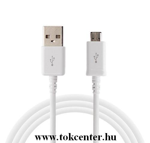 Adatátvitel adatkábel és töltő (microUSB, gyors adatátvitel, 300 cm) FEHÉR