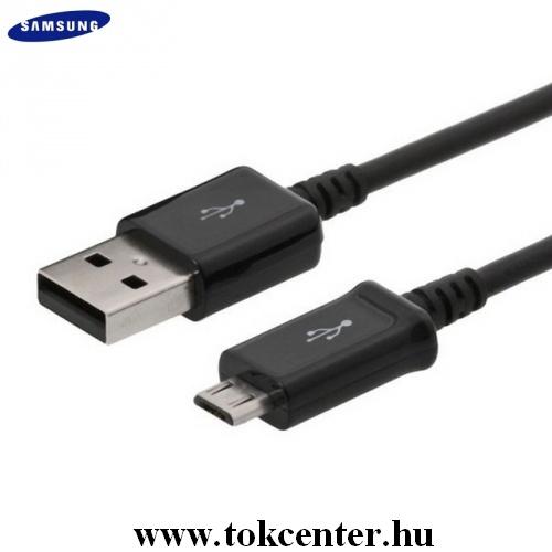 Adatátvitel adatkábel, töltő funkció (microUSB, 100 cm) FEKETE (ECB-DU4ABE)