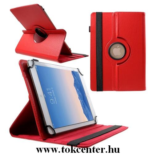 Tok álló, bőr (FLIP, asztali tartó funkció, 360°-ban forgatható, 9-10