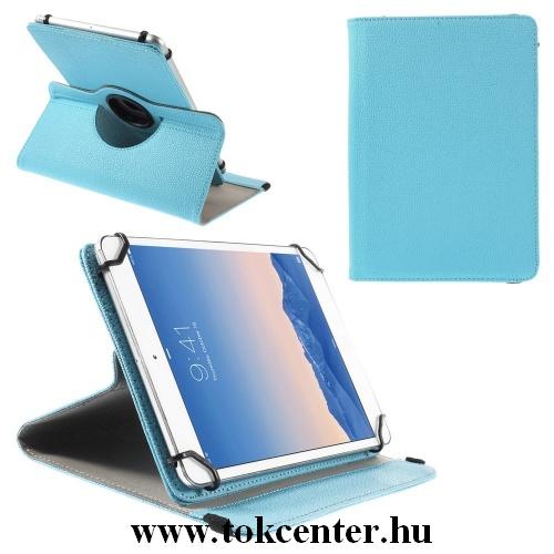 Tok álló, bőr (FLIP, asztali tartó funkció, 360°-ban forgatható, 9-10