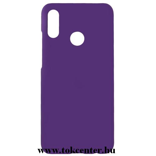 HUAWEI Honor 10 Lite Műanyag telefonvédő (gumírozott) LILA	