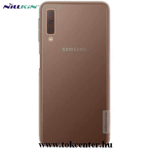 SAMSUNG Galaxy A7 (2018) SM-A750F NILLKIN NATURE telefonvédő gumi / szilikon (0.6 mm, ultravékony) SZÜRKE	