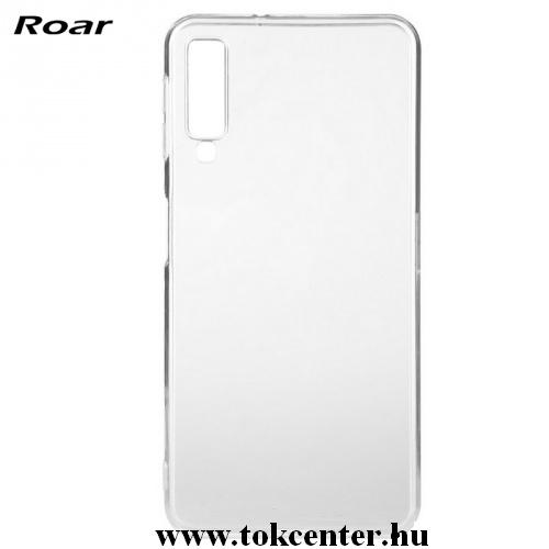 SAMSUNG Galaxy A7 (2018) SM-A750F ROAR ALL DAY telefonvédő gumi / szilikon (matt) ÁTLÁTSZÓ	