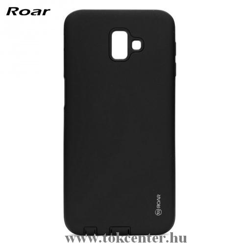 SAMSUNG Galaxy J6 Plus (J610F) ROAR RICO ARMOR telefonvédő gumi / szilikon (közepesen ütésálló, műanyag hátlap, matt) FEKETE	