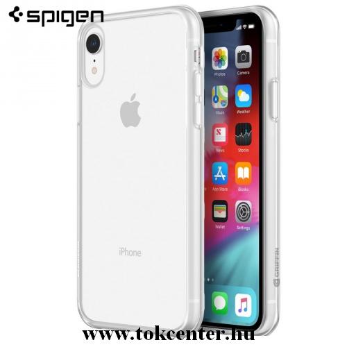 APPLE IPhone XR 6.1 Műanyag telefonvédő REVEAL (szilikon keret, 0.9 méterig ütésálló) ÁTLÁTSZÓ	