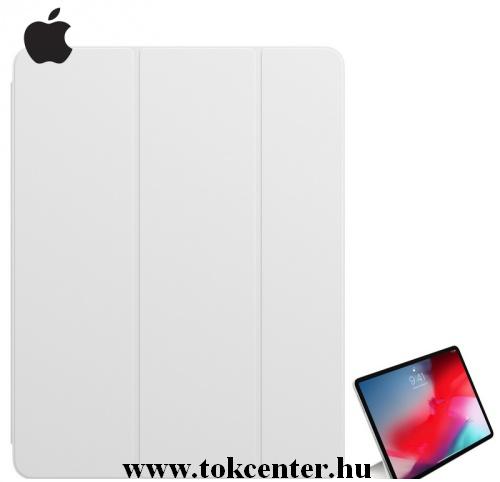APPLE IPAD Pro 12.9 (2018) Műanyag telefonvédő SMART Case (aktív flip, előlap és hátlap védelem) FEHÉR (MRXE2ZM/A)