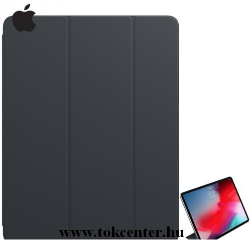 APPLE IPAD Pro 12.9 (2018) Műanyag telefonvédő SMART Case (aktív flip, előlap és hátlap védelem) SZÉNSZÜRKE (MRXD2ZM/A)