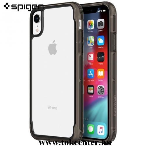 APPLE IPhone X 5.8 /APPLE IPhone XS 5.8 Műanyag telefonvédő SURVIVOR CLEAR (szilikon keret, átlátszó belső,1.2 méterig ütésálló) FEKETE	Cikkszám: G84069 GIP-007-CBK	
