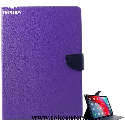 APPLE IPAD Pro 11 (2018) MERCURY Goospery tok álló, bőr (FLIP, oldalra nyíló, bankkártya tartó, asztali tartó funkció) LILA	