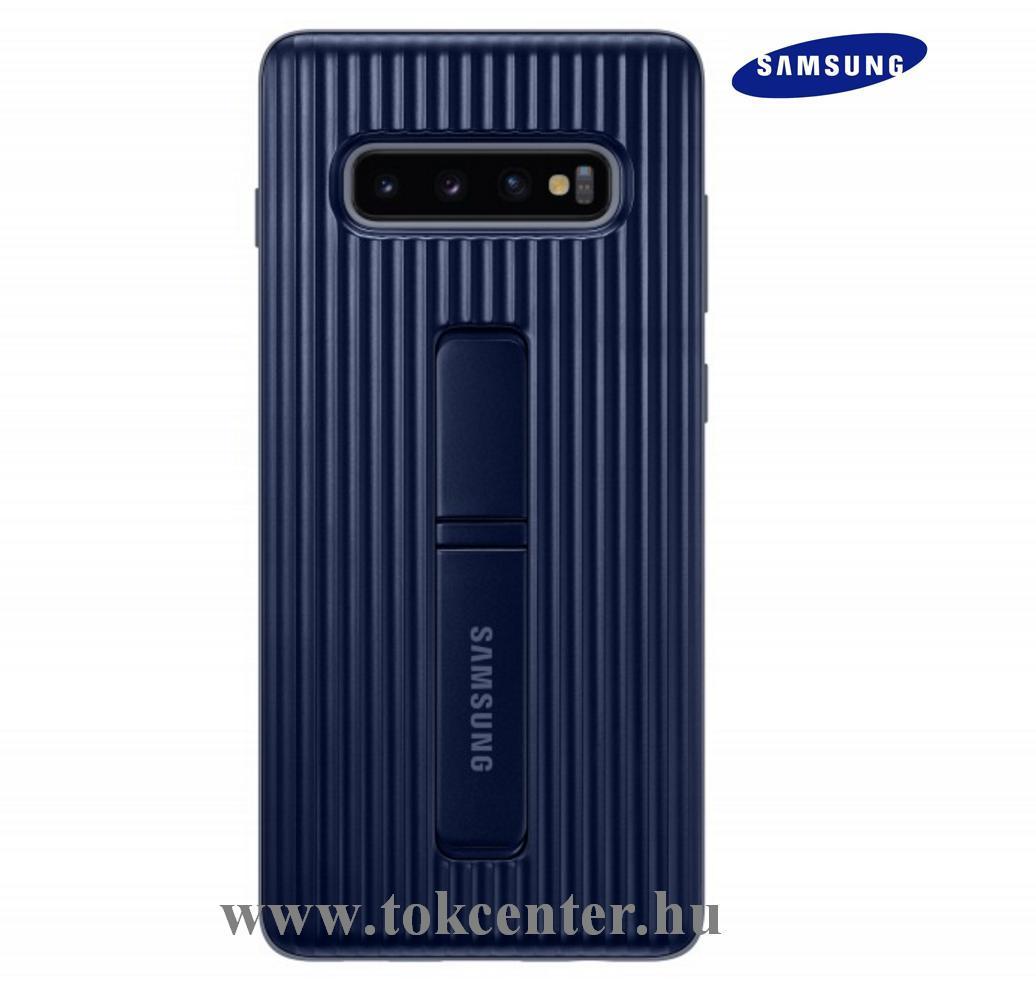 SAMSUNG Galaxy S10 Plus (SM-G975) PROTECTIVE STANDING COVER TOK, FEKETE (EF-RG975CBEG)