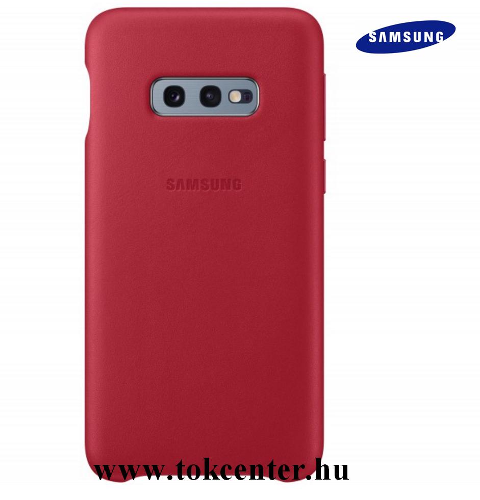 SAMSUNG Galaxy S10e (SM-G970) BŐR HÁTLAP, PIROS (EF-VG970LREG)