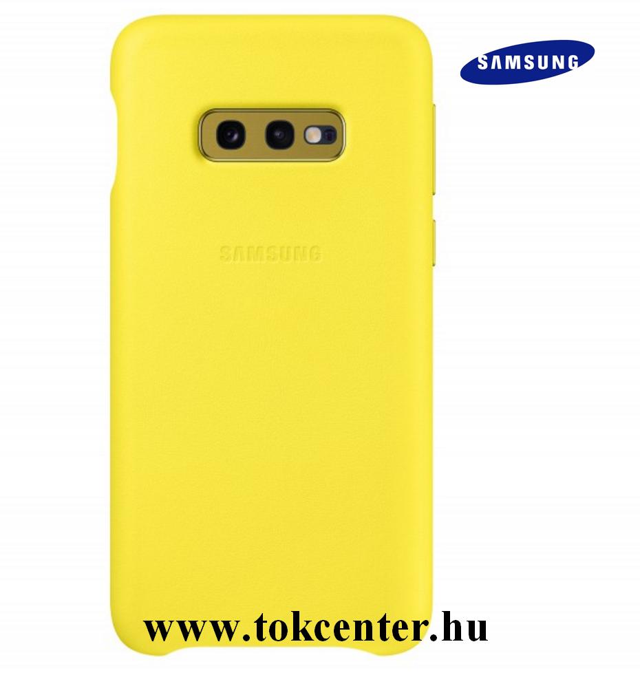 SAMSUNG Galaxy S10e (SM-G970) BŐR HÁTLAP, SÁRGA (EF-VG970LYEG)