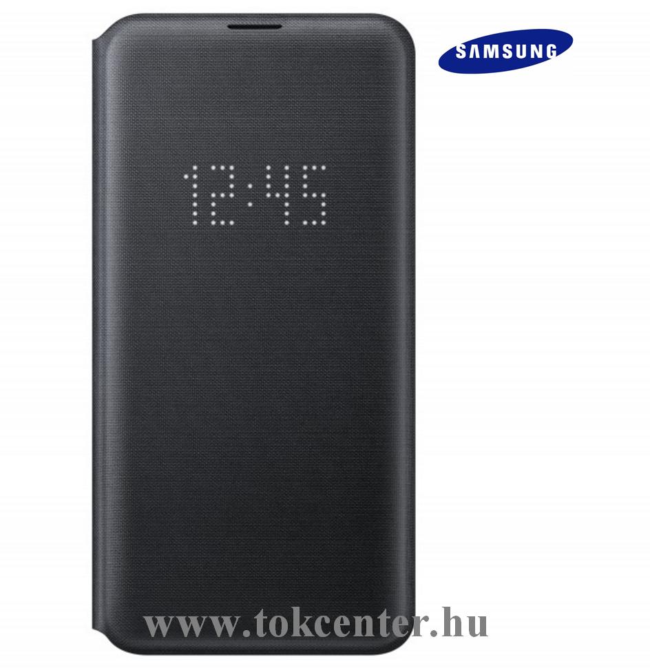 SAMSUNG Galaxy S10e (SM-G970) LED VIEW COVER, FEKETE (EF-NG970PBEG)