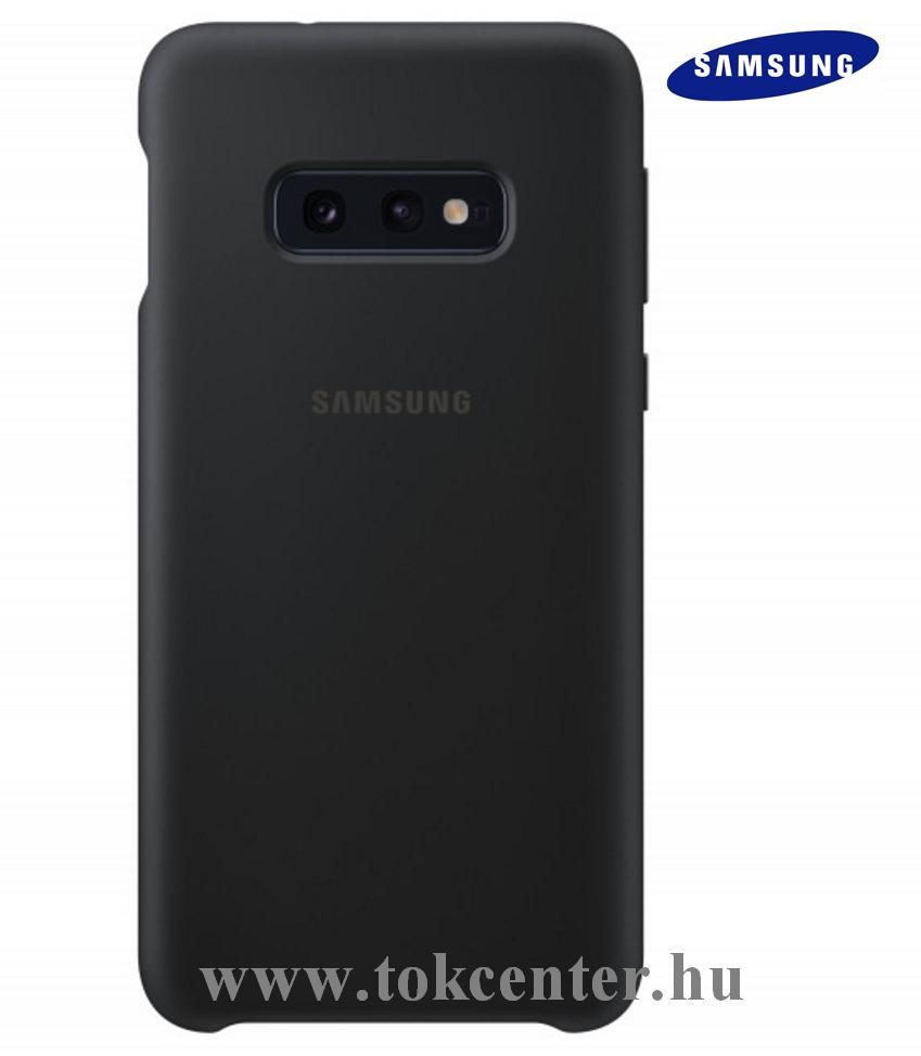 SAMSUNG Galaxy S10e (SM-G970) SZILIKON VÉDŐTOK, FEKETE (EF-PG970TBEG)