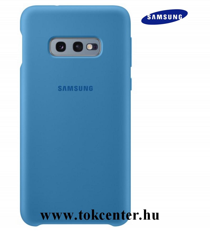 SAMSUNG Galaxy S10e (SM-G970) SZILIKON VÉDŐTOK, KÉK (EF-PG970TLEG)