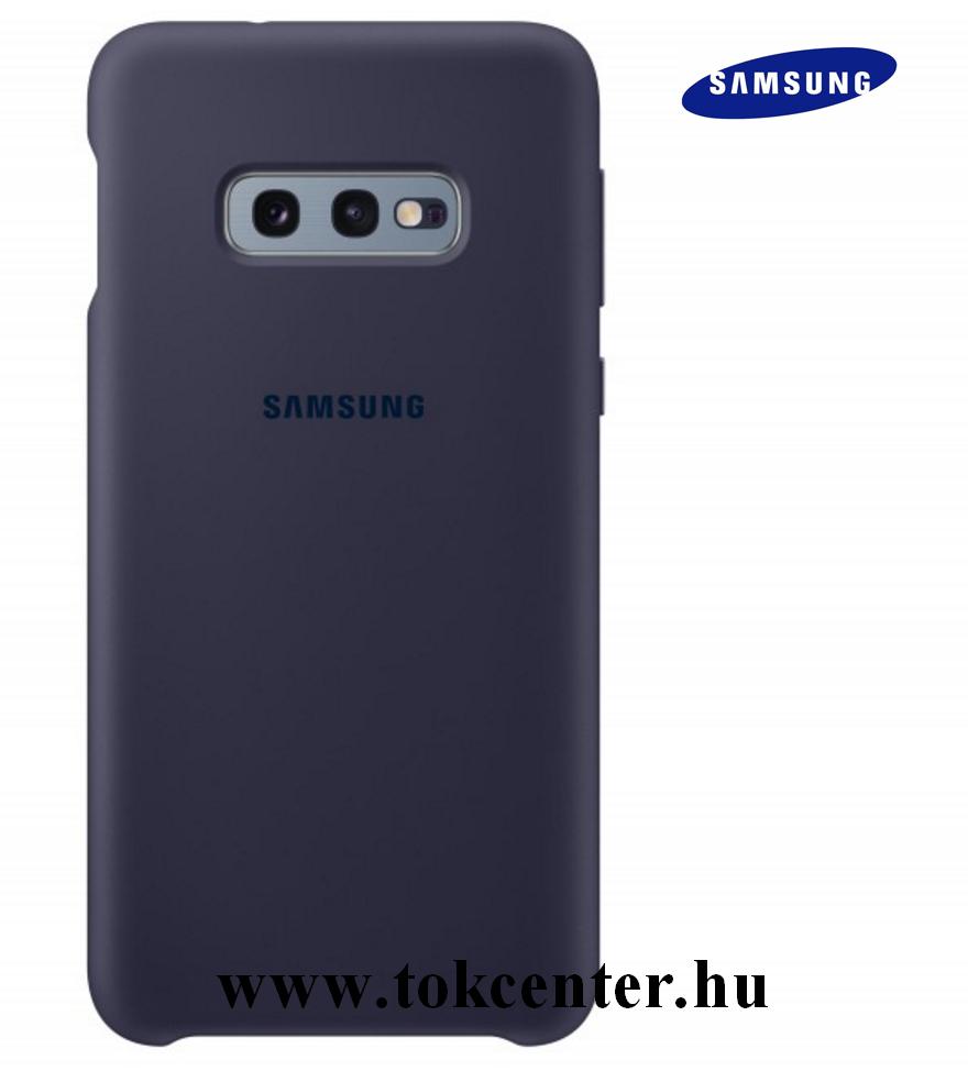 SAMSUNG Galaxy S10e (SM-G970) SZILIKON VÉDŐTOK, SÖTÉTKÉK (EF-PG970TNEG)