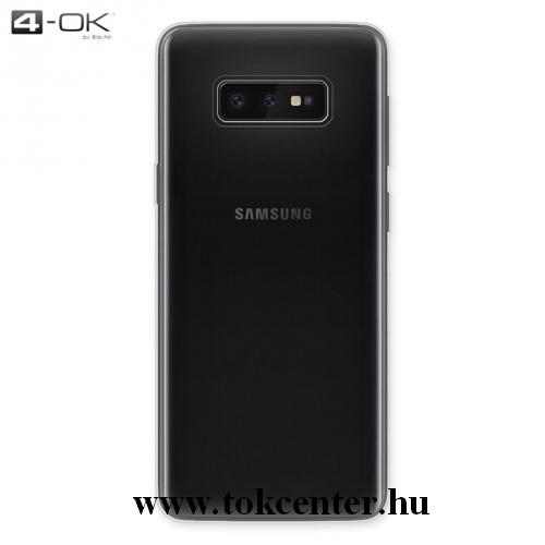 SAMSUNG Galaxy S10e (SM-G970) 4-OK telefonvédő gumi / szilikon (ultravékony) ÁTLÁTSZÓ	