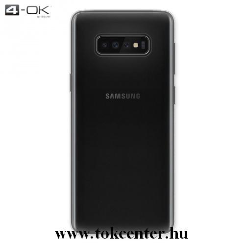 SAMSUNG Galaxy S10 Plus (SM-G975) 4-OK telefonvédő gumi / szilikon (ultravékony) ÁTLÁTSZÓ	
