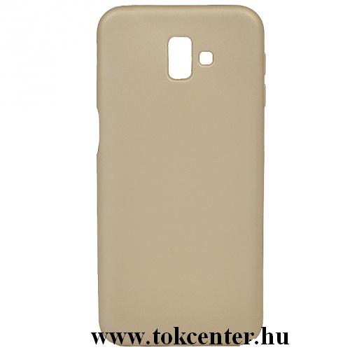 SAMSUNG Galaxy J6 Plus (J610F) Telefonvédő gumi / szilikon (matt) ARANY	