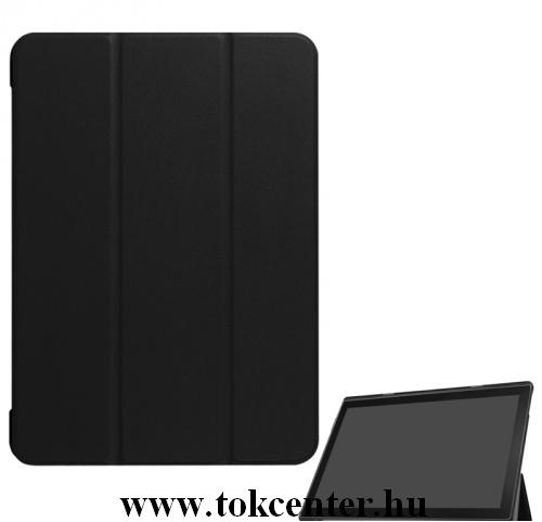 LENOVO Tab 4 10 (TB-X304F) Tok álló, bőr (FLIP, oldalra nyíló, TRIFOLD asztali tartó funkció) FEKETE	