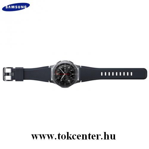 Pótszíj (szilikon) Samsung Galaxy Gear S3 Classic / S3 Frontier FEKETE	