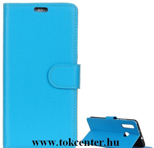 ASUS Zenfone Max (M2) ZB633KL Tok álló, bőr (FLIP, oldalra nyíló, asztali tartó funkció) KÉK	