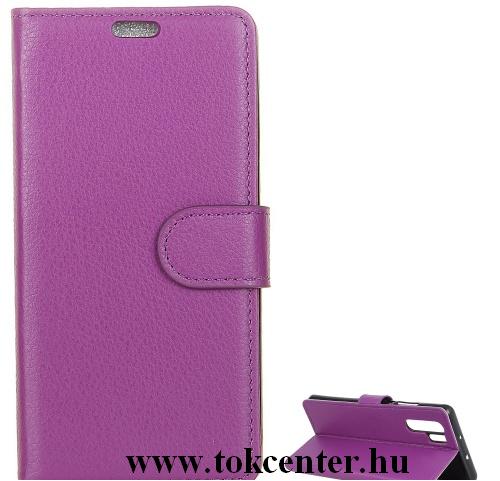 HUAWEI P30 Pro Tok álló, bőr (FLIP, oldalra nyíló, asztali tartó funkció) LILA	