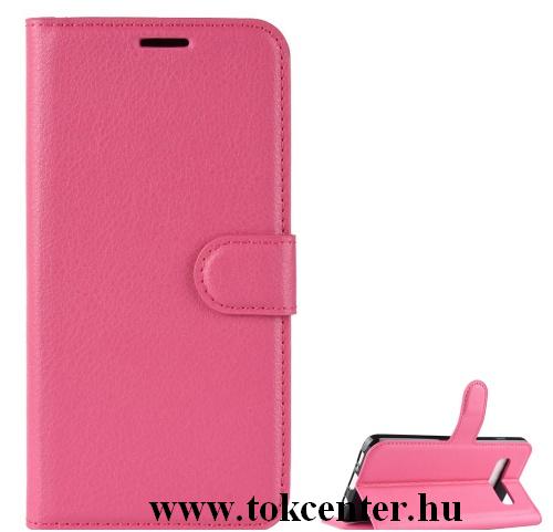 SAMSUNG Galaxy S10e (SM-G970) Tok álló, bőr (FLIP, oldalra nyíló, asztali tartó funkció) RÓZSASZÍN	