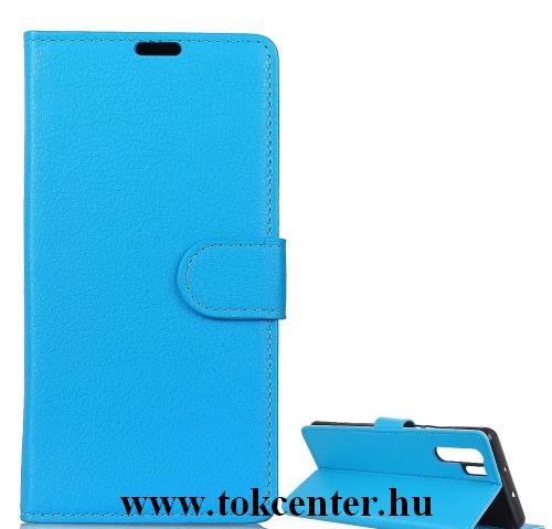 HUAWEI P30 Pro Tok álló, bőr (FLIP, oldalra nyíló, asztali tartó funkció) VILÁGOSKÉK	