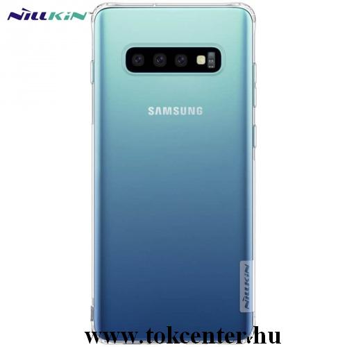 SAMSUNG Galaxy S10 (SM-G973) NILLKIN NATURE telefonvédő gumi / szilikon (0.6 mm, ultravékony, légpárnás sarok) ÁTLÁTSZÓ	