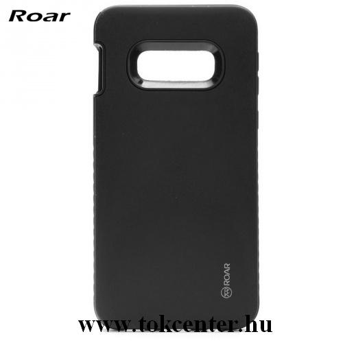 SAMSUNG Galaxy S10e (SM-G970) ROAR RICO ARMOR telefonvédő gumi / szilikon (közepesen ütésálló, műanyag hátlap, matt) FEKETE	